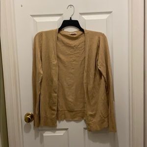 Tan cardigan
